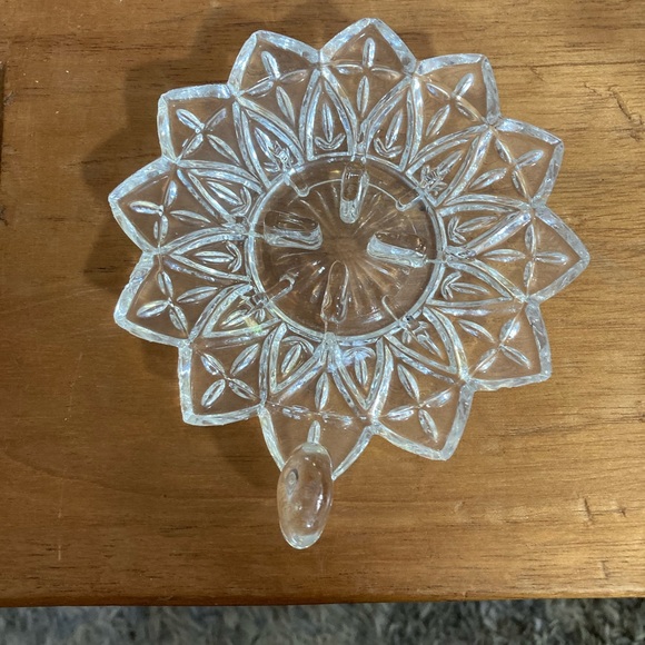 Vintage Small Federal Glass Mini Hurricane Fairy Lamp - Picture 9 of 15